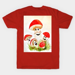 Mushroom family T-Shirt